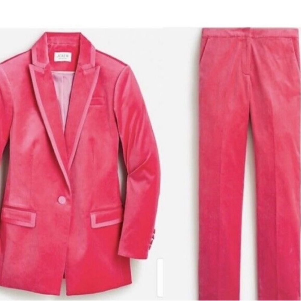 JCrew Willa dragonfruit Suit Blazer & Pants
